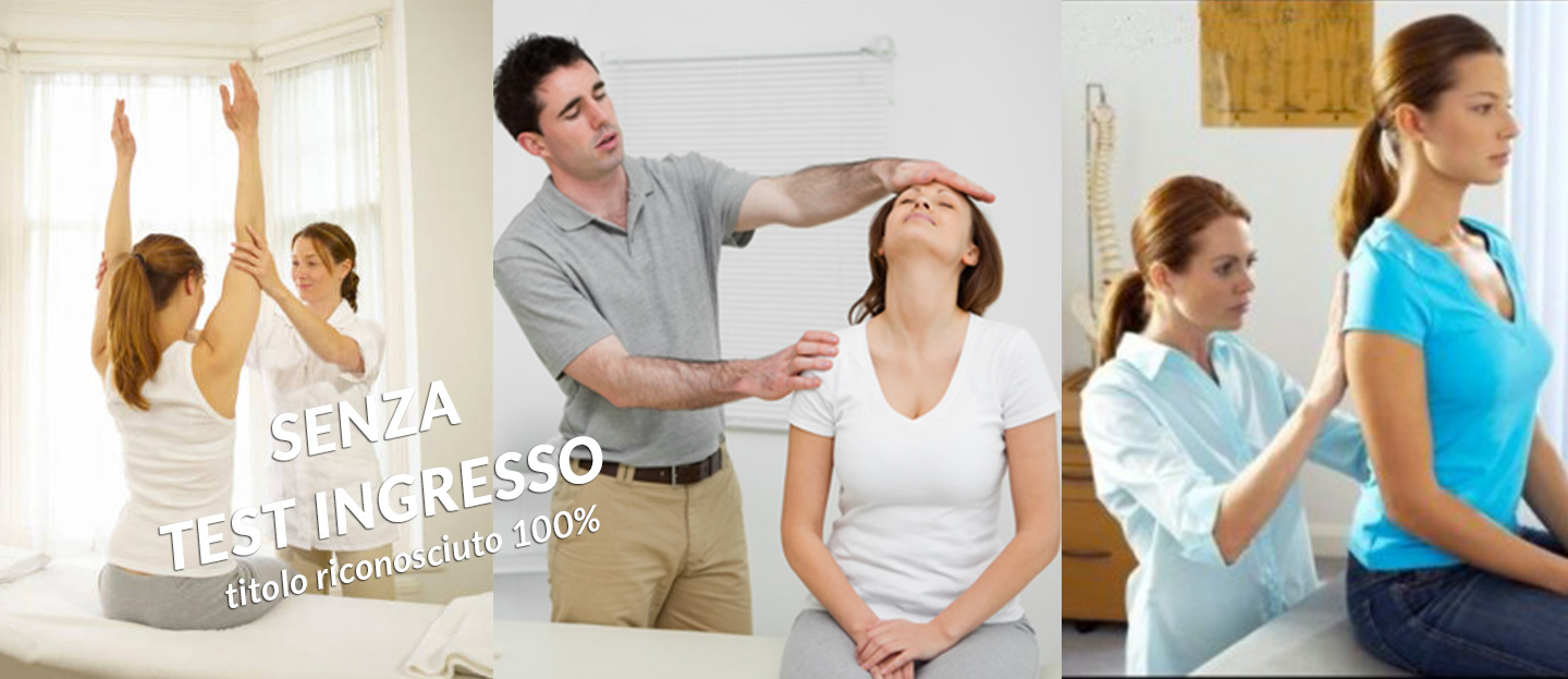 Scuola di Fisioterapia, laurea fisioterapia senza test d'ingresso, diventa fisioterapista